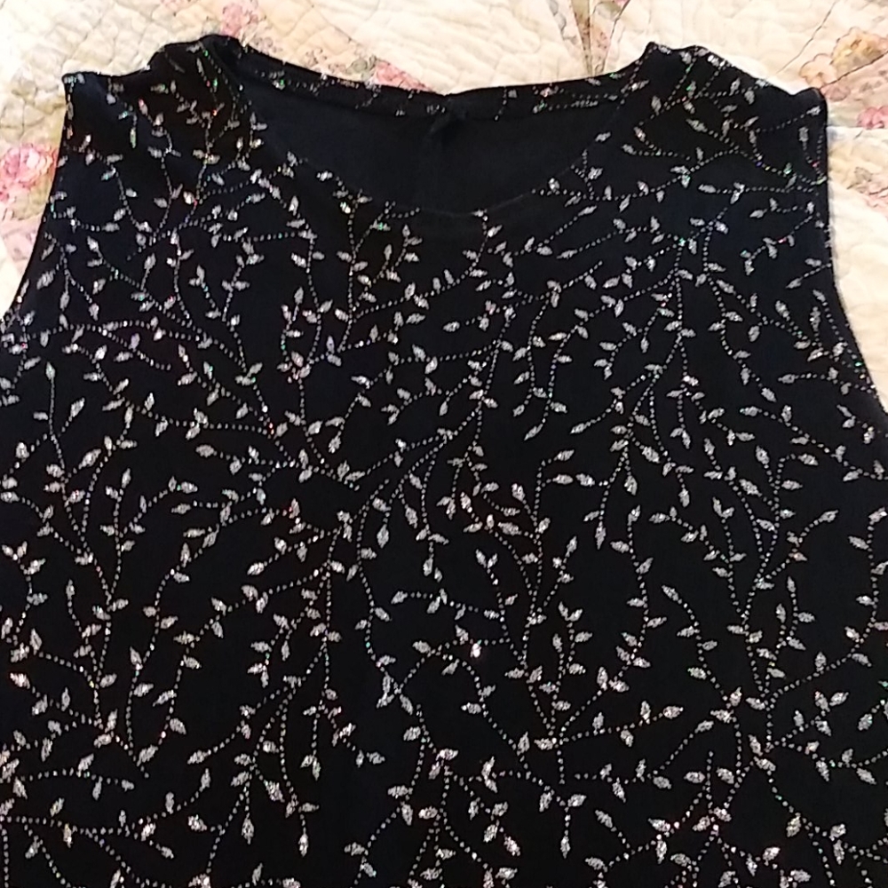 Brilliant black, evening dress.